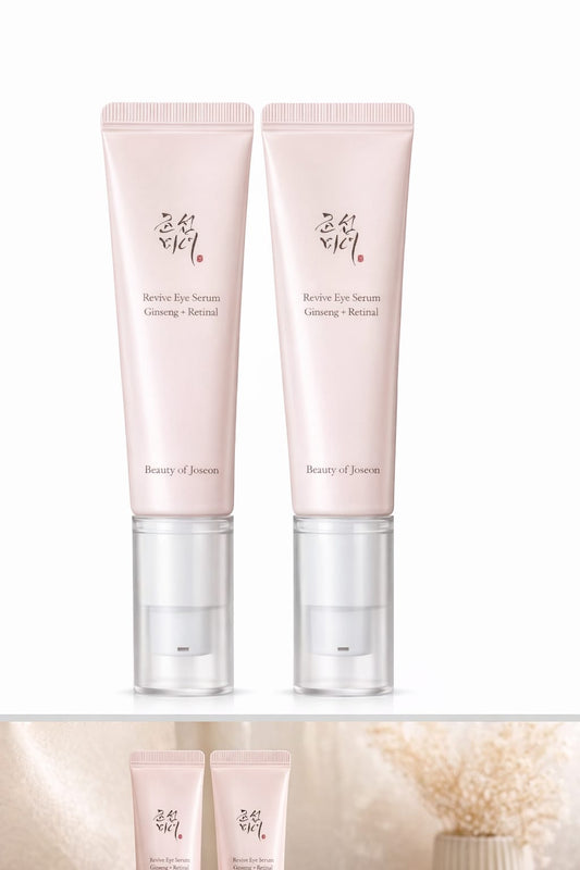 Crema para ojos con ginseng y retinal - efecto anti-edad visible