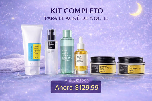 Kit Rutina Nocturna para Piel con Acne
