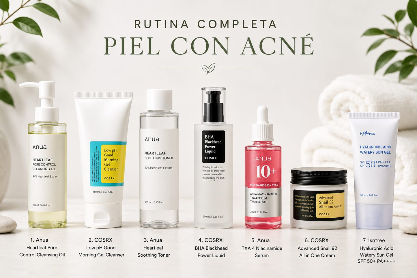 Rutina Completa para  Piel con Acne