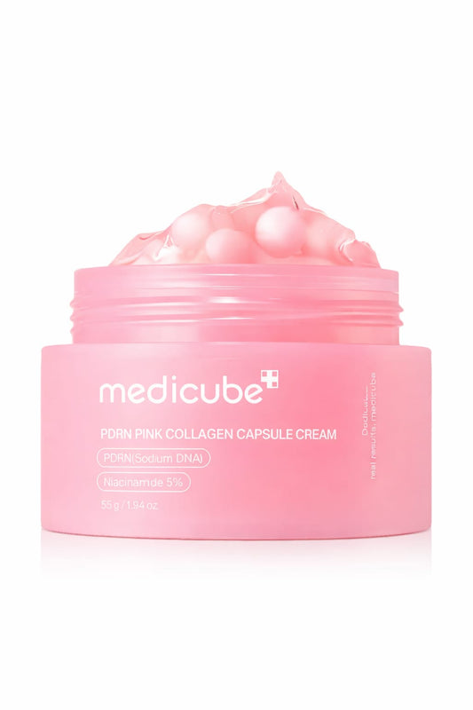 Crema  Coreana Anti-Edad con Colageno y Peptidos - Medicube Pink Capsule