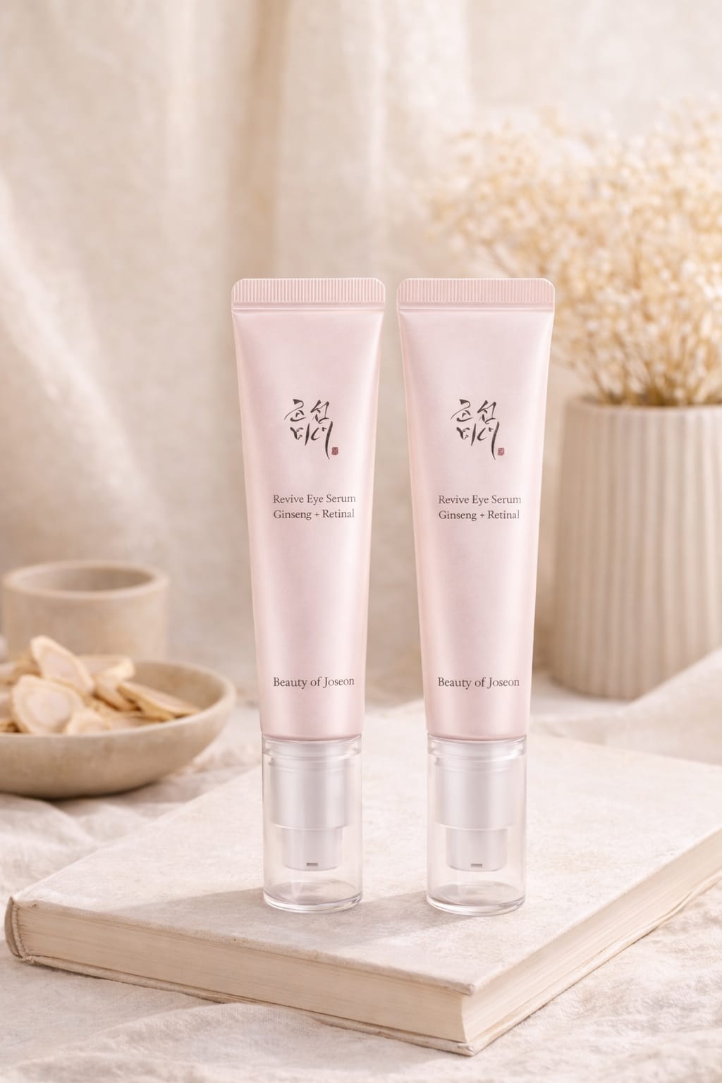 Crema para ojos con ginseng y retinal - efecto anti-edad visible