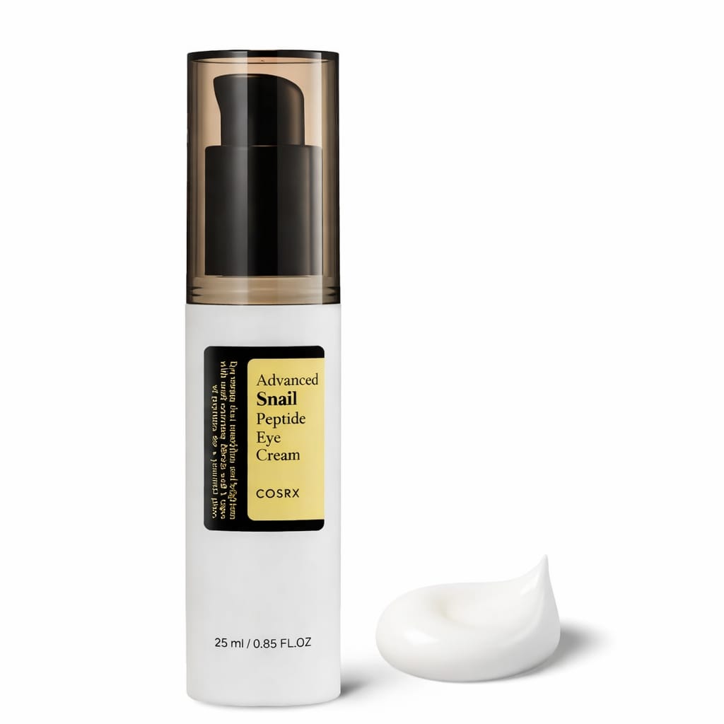 Crema de ojos con mucina de caracol y peptidos - resultados visibles